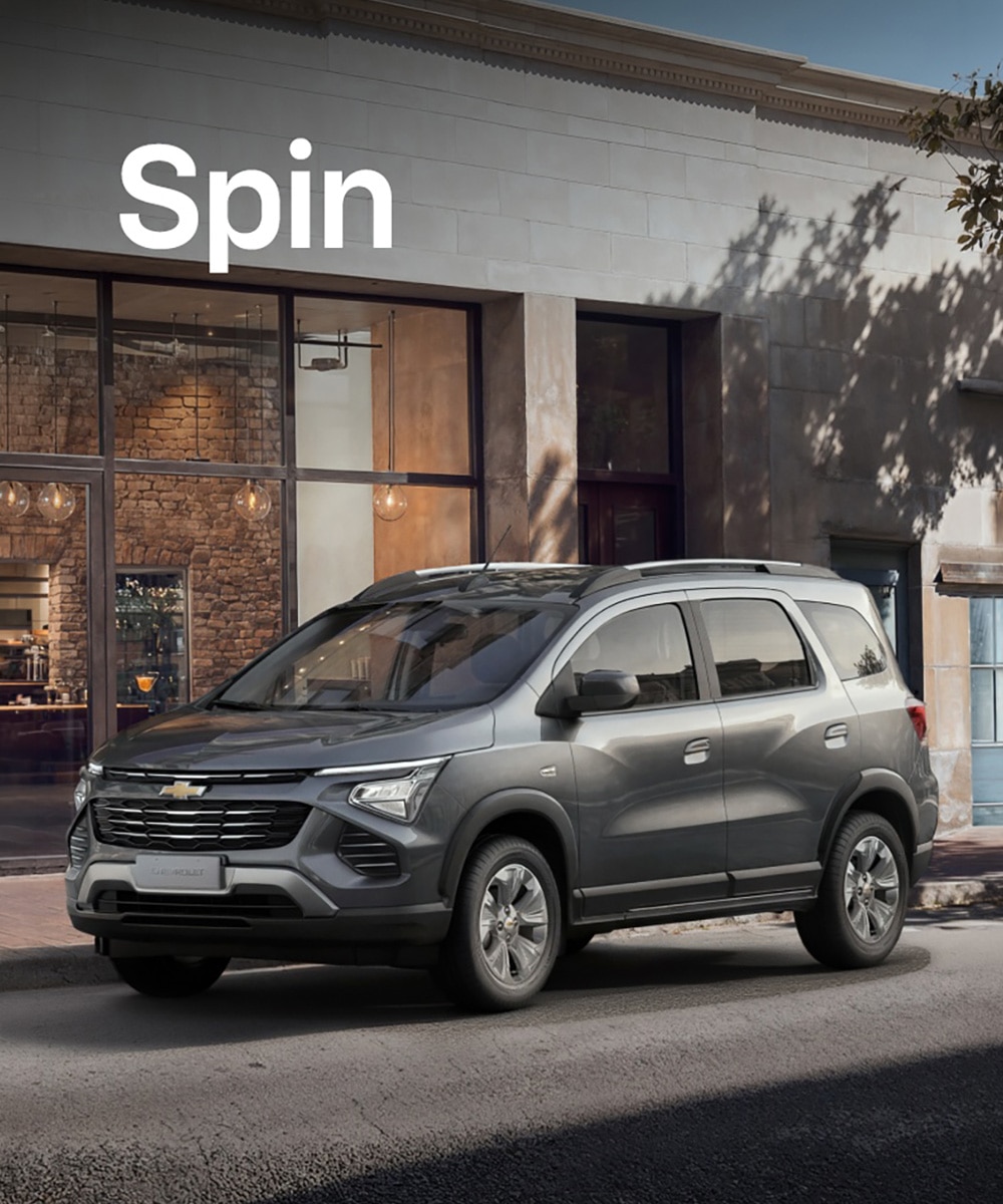 Conheça o Chevrolet Spin 2027 na cor Cinza Âmbar e garanta seu carro de 7 lugares