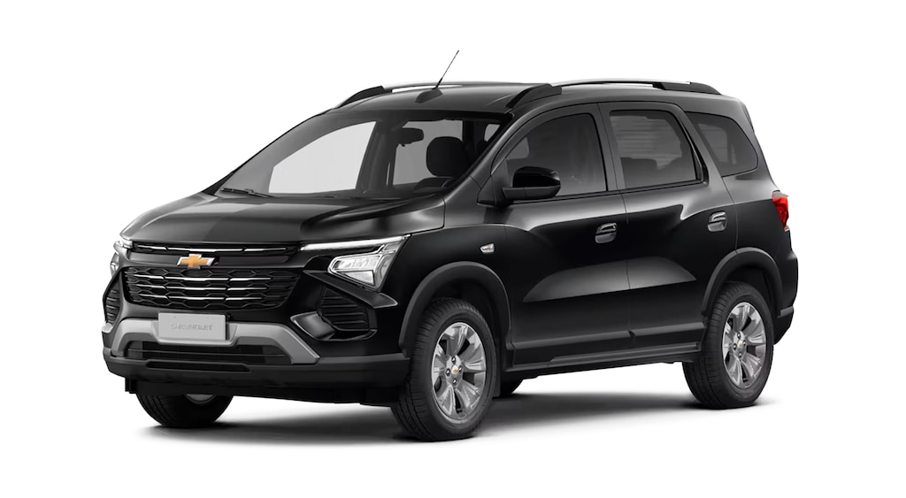 Conheça o novo Chevrolet Spin 2027 na versão LTZ, com 7 lugares e na cor Preto Ouro Negro