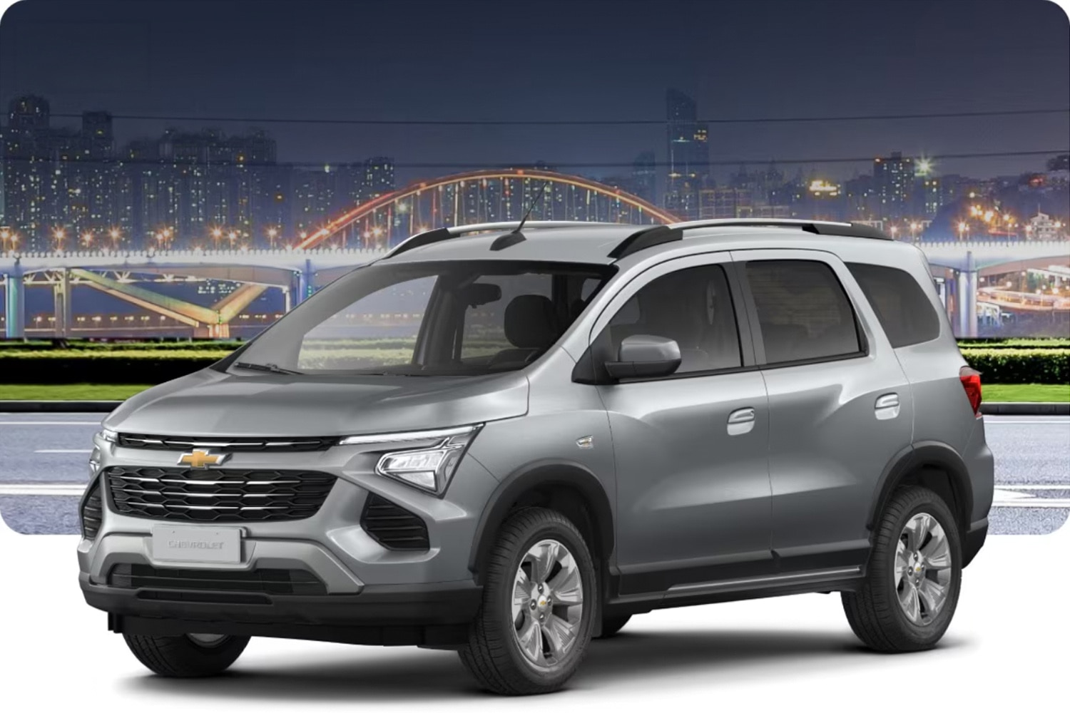 Chevrolet Spin 2027 no modelo LTZ, com câmera e sensor